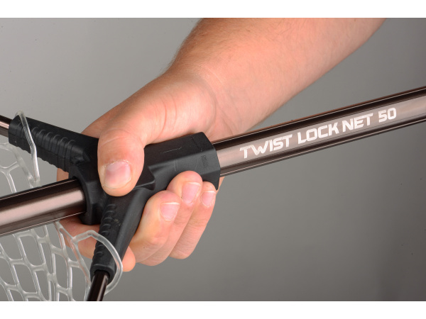 SPRO - Podběrák Tm Twist lock rubber net  50x45x30cm gumová síť