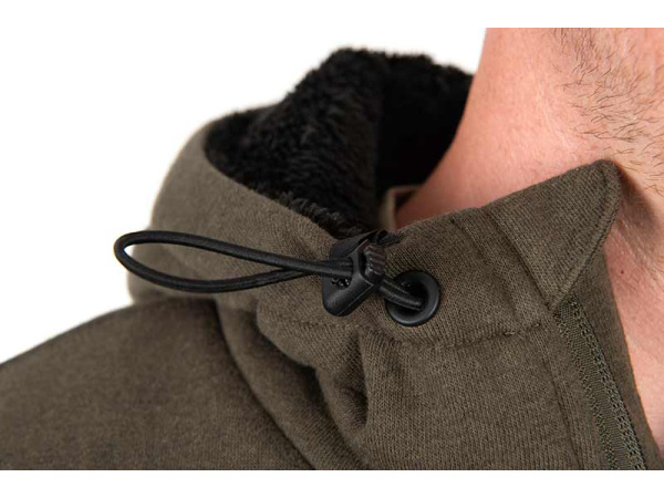 Fox Collection Sherpa Jacket Green & Black