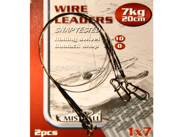 MISTRALL- Lanko WIRE LEADERS 1x7 20cm