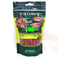  JET FISH - Boilie LEGEND 12mm 200g - kořeněný tuňák - broskev