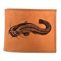 MERCUCIO - Kožená peněženka sv. hnědá - Sumec