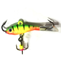 JAXON - Marmyška vertikál zeleno / žlutá 4,5g - 3,5cm