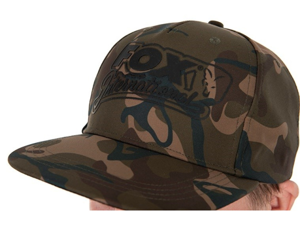 FOX - Kšiltovka Camo Flat Peak Snapback Cap