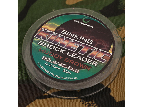 Gardner Splétaná šňůra Kinetic Shock Leader 50m, 50lb (22,7kg) 0.37mm