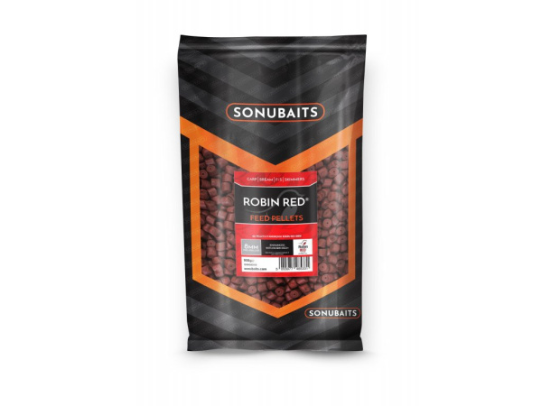 SONUBAITS - Pelety Feed (drilled) pellets 8mm, 900g, Robin Red