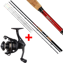 Giants fishing Prut CLX Feeder 3,3m 90g + Naviják Deluxe Reel FD 2000