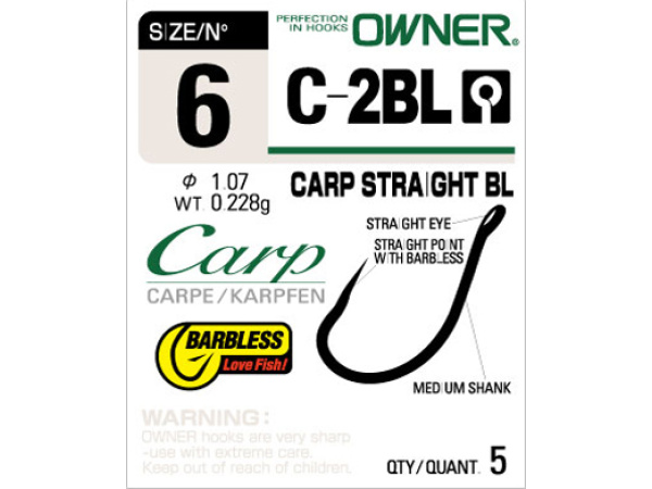 OWNER - Jednoháčky bez protihrotu C-2BL Carp Flyliner 