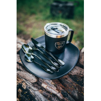 Giants fishing Sada příborů černý nerez Cutlery SS 410 ( 4pc - set )