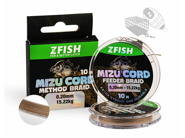 ZFISH Šňůrka MizuCord Method Feeder braid 10m