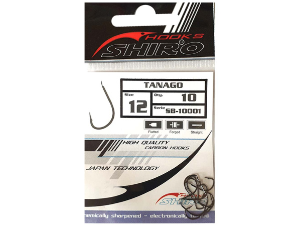 SHIRO - Háčky Tanago s lopatkou - 10ks 