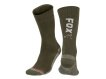 FOX - Ponožky Black/orange thermolite long socks