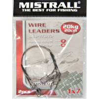 MISTRALL- Lanko WIRE LEADERS 1x7 20cm 20kg