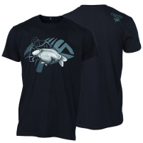 Giants fishing Tričko pánské modré Rybář s kaprem|vel. 2XL