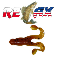 Relax - Gumová nástraha Turbo Frog 1 - Barva L009 - blister box 5ks - 4,5cm