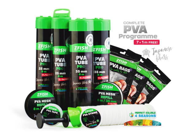ZFISH Punčocha PVA PRO Refill 35 mm/7 + 1  m Zdarma!