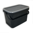 CADOX - Kbelík obdélníkový černý - 5,8l