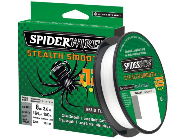 SPIDERWIRE - Šňůra Stealth smooth 12 - translucent