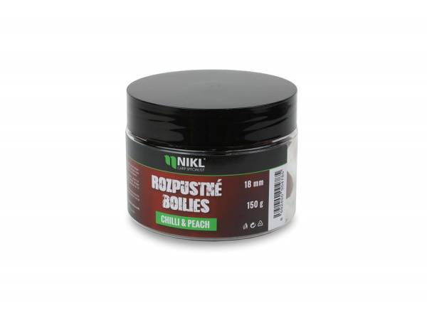 Karel Nikl - Rozpustné boilies Chilli & Peach 150g