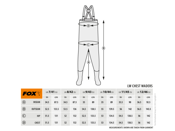 Fox Lightweight Lined Waders - Camo