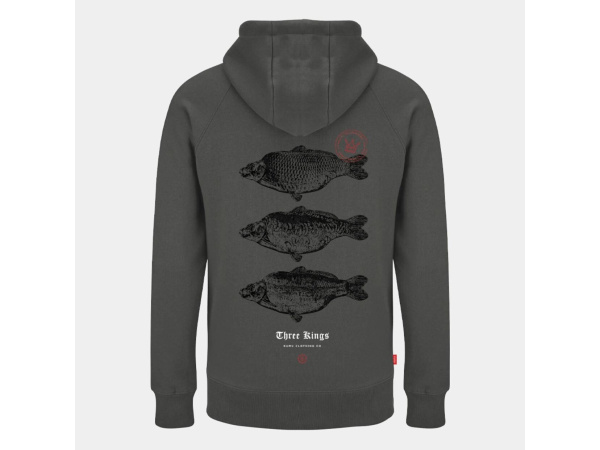 KUMU - MIKINA 3 KINGS HOODIE GREY