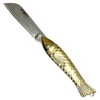 Nůž - Rybička zlatá skládací