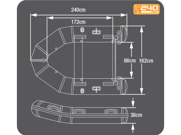 Fox náhradní díly 240 Inflatable Boat (Spares Only)