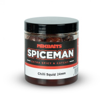 Mikbaits - Boilie v dipu Spiceman 250ml / 24mm - Chilli Squid