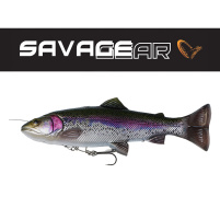 SAVAGE GEAR - Nástraha 4D Line thru pulsetail trout s trojháčkem 16cm / 51g - Rainbow trout