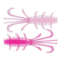 Kinetic - Gumová nástraha NYX, 6,5cm, 1,4g, 10ks, White/Pink, Garlic
