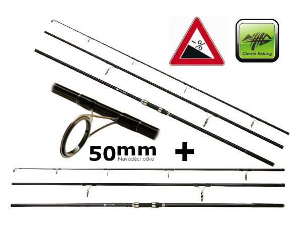 Giants Fishing Prut Distant Carp MX 50 12ft (3,60m) / 3,00lb / 3D AKCE 1+1!