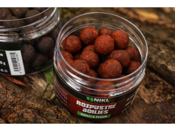 Karel Nikl - Rozpustné boilies Chilli & Peach 150g