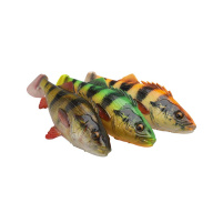 SAVAGE GEAR - Nástraha 4D Perch shad 12,5cm / 23g - Albino