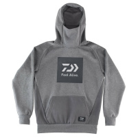 DAIWA - Mikina D-Vec Hoodie feel alive grey vel. XL