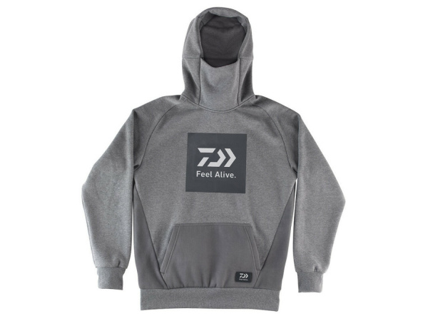 DAIWA - Mikina D-Vec Hoodie feel alive grey vel. XL