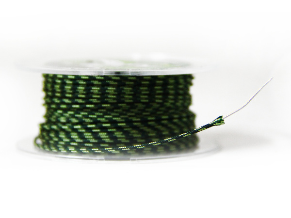 JET FISH Olověná šňůra Heavy green camouflage 45lb - 10m