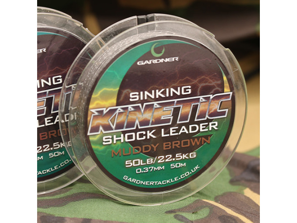 Gardner Splétaná šňůra Kinetic Shock Leader 50m, 50lb (22,7kg) 0.37mm