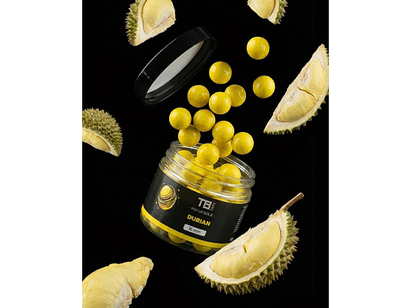 TB Baits Dipované Pop Up Durian + NHDC 50 g - 12 mm