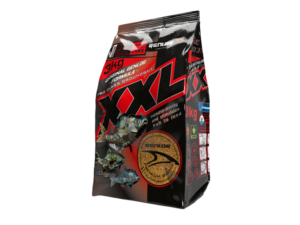 GENLOG KRMNÁ SMĚS XXL BIG CARP 3kg Výprodej