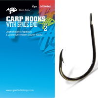 Giants fishing Háček s lopatkou Carp Hooks with Spade End 10ks|vel.4