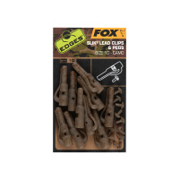 Fox závěsky EDGES Camo Slik Lead Clip & Pegs (Size 10)