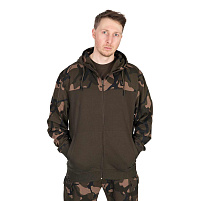 LW Khaki / Camo Split Zip Hoody LARGE