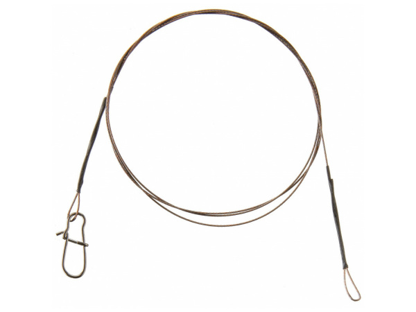 Cormoran - Lanko 1X7 wire leader with loop and snap 50cm 9kg bal.2ks