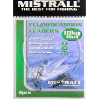 MISTRALL- Návazec fluocarbon - 30cm 10kg 