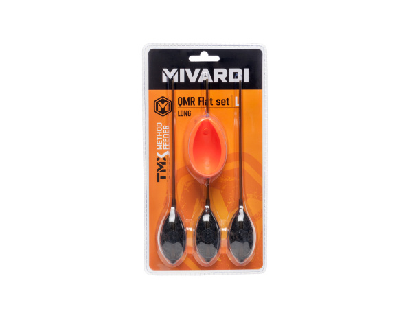 Mivardi Sada rychlovýměnných method krmítek QMR Flat L long (30g + 40g + 50g + mould)