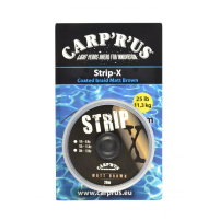 Carp'R'Us Potahovaná šňůrka Strip-X Matt Brown 20m 15lb
