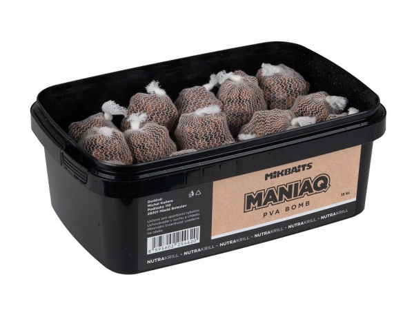 Mikbaits - ManiaQ PVA Bomb 15ks, NutraKRILL