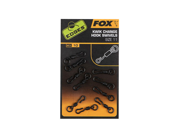 FOX - Obratlík kwik change hook swivels 10ks