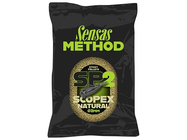 Sensas - Pelety Method Sticky 650g, 2mm