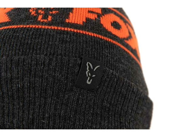 FOX - Čepice Collection Bobble Black Orange