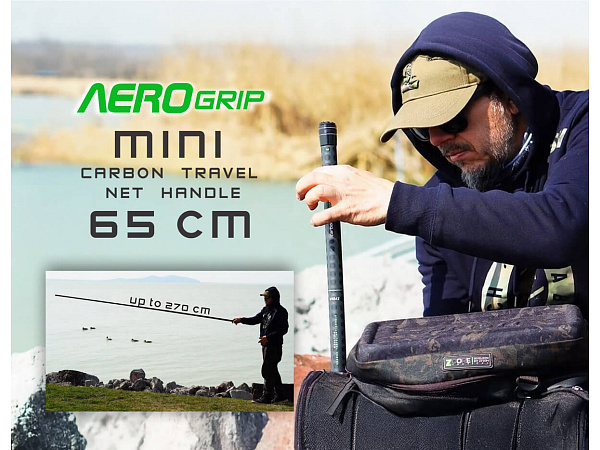 ZFISH Podběráková Tyč Aero Grip Travel 2.70m
